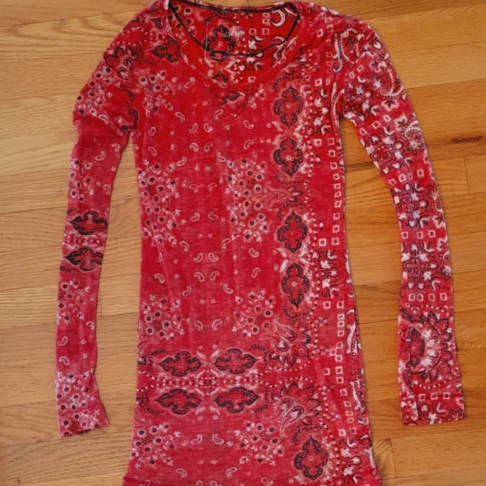 We The Free Vintage Bandana Print Top